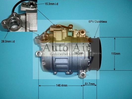 Auto Air Gloucester 14-9644P - Compresseur, climatisation cwaw.fr