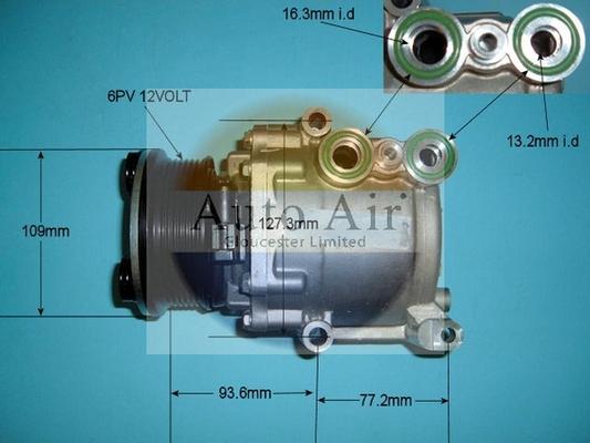 Auto Air Gloucester 14-9645 - Compresseur, climatisation cwaw.fr