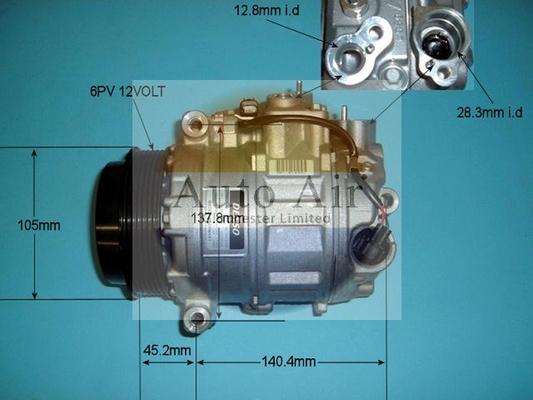 Auto Air Gloucester 14-9640 - Compresseur, climatisation cwaw.fr