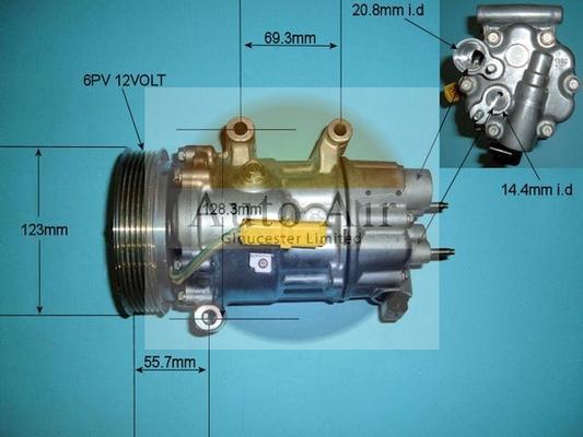 Auto Air Gloucester 14-9642 - Compresseur, climatisation cwaw.fr