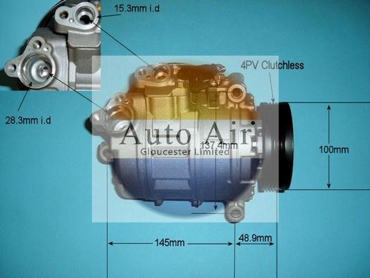 Auto Air Gloucester 14-9650R - Compresseur, climatisation cwaw.fr