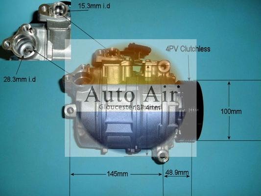 Auto Air Gloucester 14-9650 - Compresseur, climatisation cwaw.fr