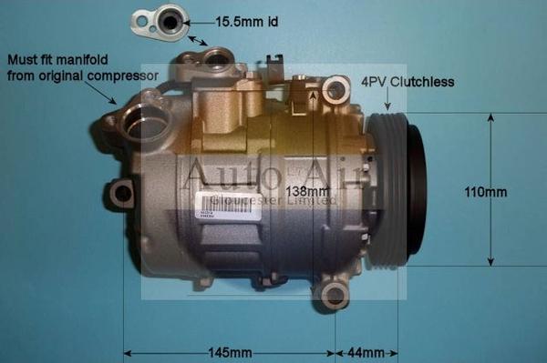 Auto Air Gloucester 14-9651R - Compresseur, climatisation cwaw.fr