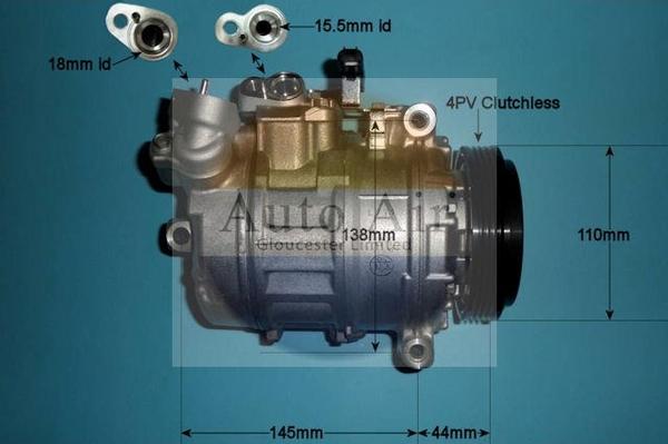 Auto Air Gloucester 14-9651 - Compresseur, climatisation cwaw.fr