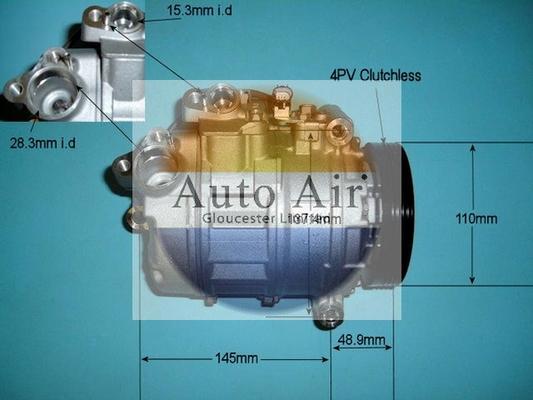 Auto Air Gloucester 14-9653 - Compresseur, climatisation cwaw.fr