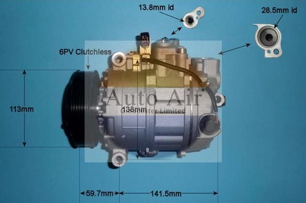 Auto Air Gloucester 14-9652P - Compresseur, climatisation cwaw.fr