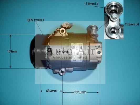 Auto Air Gloucester 14-9664 - Compresseur, climatisation cwaw.fr