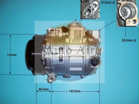 Auto Air Gloucester 14-9665 - Compresseur, climatisation cwaw.fr