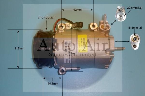 Auto Air Gloucester 14-9680 - Compresseur, climatisation cwaw.fr