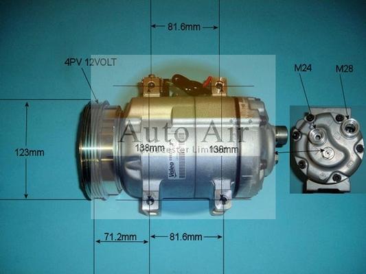 Auto Air Gloucester 14-9688 - Compresseur, climatisation cwaw.fr