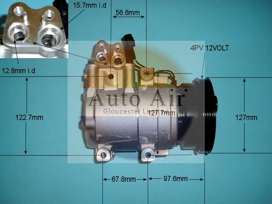 Auto Air Gloucester 14-9687 - Compresseur, climatisation cwaw.fr