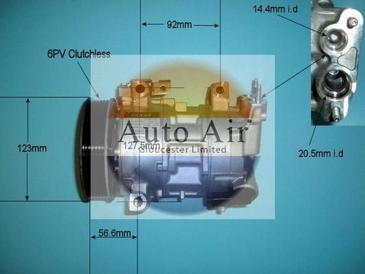 Auto Air Gloucester 14-9639 - Compresseur, climatisation cwaw.fr