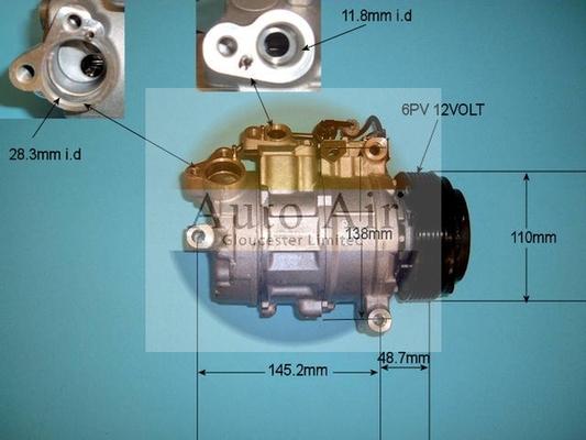 Auto Air Gloucester 14-9150 - Compresseur, climatisation cwaw.fr