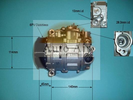 Auto Air Gloucester 14-9153 - Compresseur, climatisation cwaw.fr