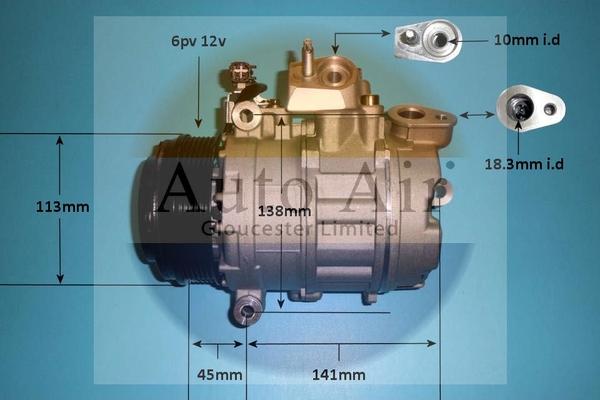 Auto Air Gloucester 14-9790P - Compresseur, climatisation cwaw.fr