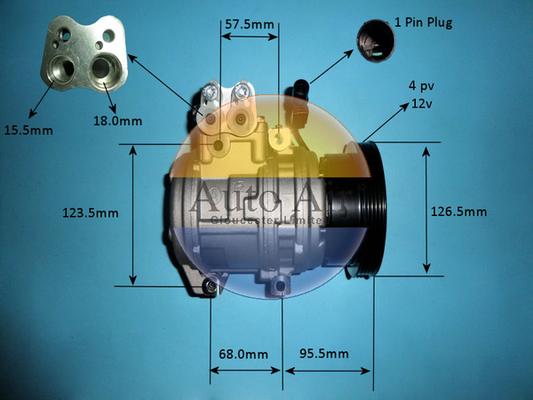 Auto Air Gloucester 14-9749P - Compresseur, climatisation cwaw.fr