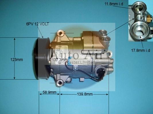 Auto Air Gloucester 14-9743 - Compresseur, climatisation cwaw.fr