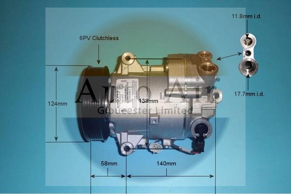 Auto Air Gloucester 14-9742 - Compresseur, climatisation cwaw.fr