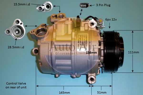 Auto Air Gloucester 14-9756P - Compresseur, climatisation cwaw.fr