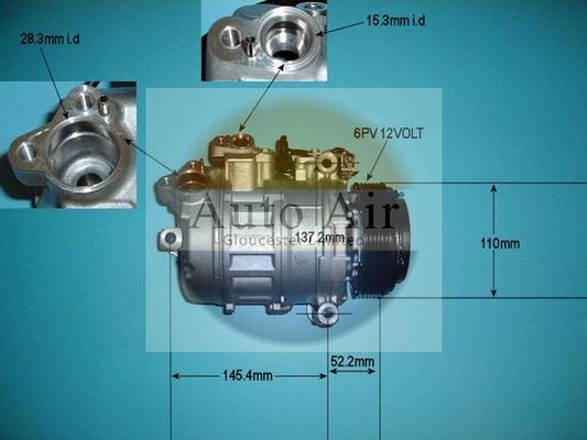 Auto Air Gloucester 14-9756 - Compresseur, climatisation cwaw.fr