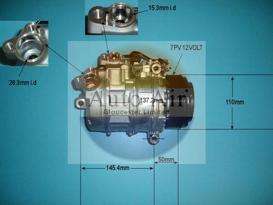 Auto Air Gloucester 14-9753 - Compresseur, climatisation cwaw.fr