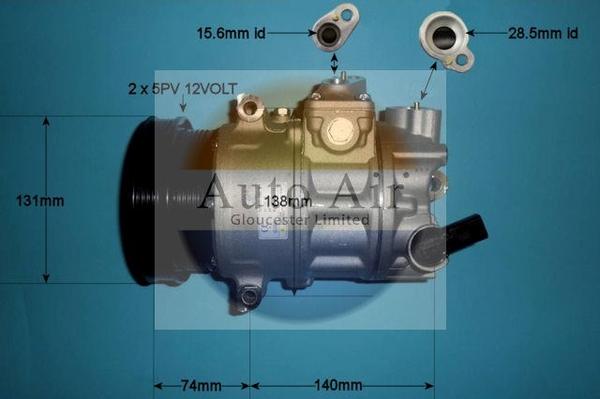 Auto Air Gloucester 14-9765P - Compresseur, climatisation cwaw.fr