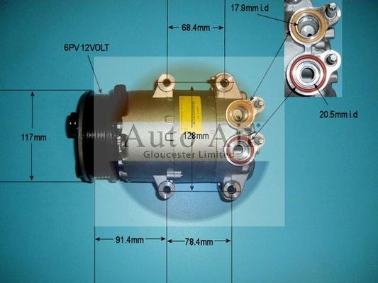 Auto Air Gloucester 14-9763 - Compresseur, climatisation cwaw.fr