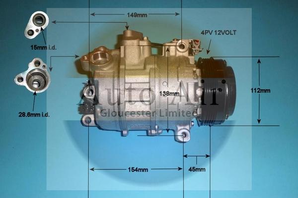 Auto Air Gloucester 14-9767P - Compresseur, climatisation cwaw.fr