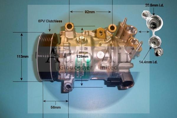 Auto Air Gloucester 14-9784 - Compresseur, climatisation cwaw.fr