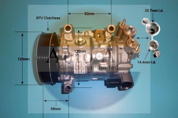 Auto Air Gloucester 14-9786 - Compresseur, climatisation cwaw.fr