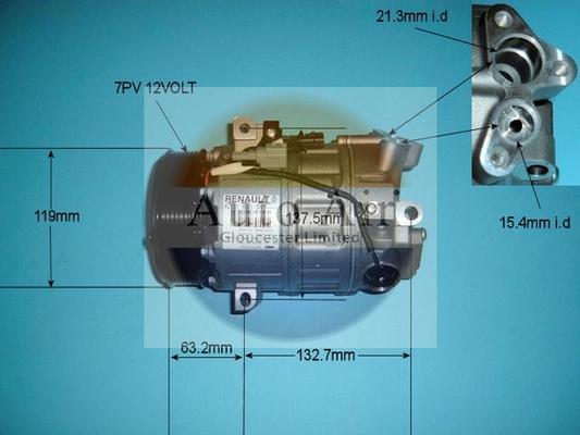 Auto Air Gloucester 14-9734 - Compresseur, climatisation cwaw.fr