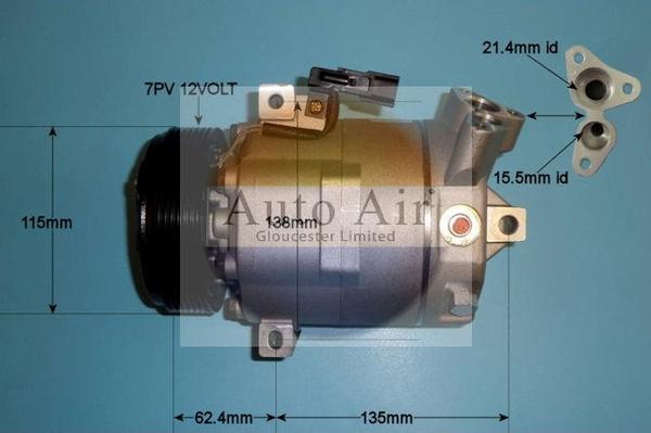 Auto Air Gloucester 14-9731P - Compresseur, climatisation cwaw.fr