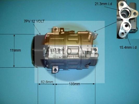 Auto Air Gloucester 14-9731 - Compresseur, climatisation cwaw.fr