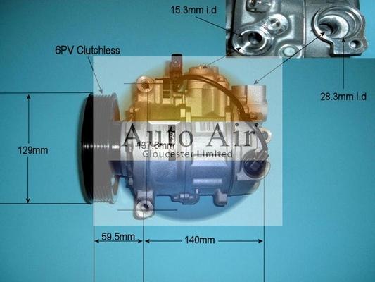 Auto Air Gloucester 14-9738 - Compresseur, climatisation cwaw.fr