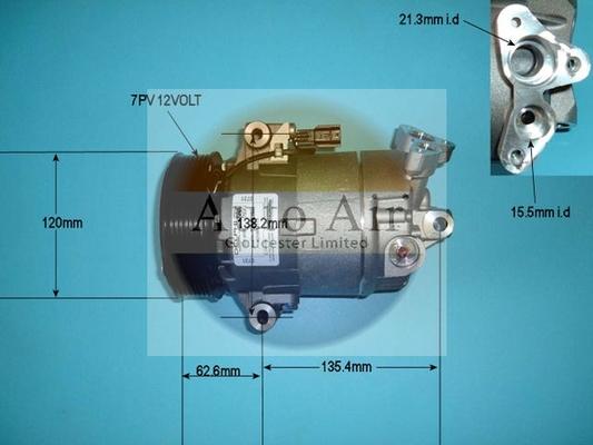 Auto Air Gloucester 14-9737 - Compresseur, climatisation cwaw.fr