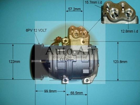 Auto Air Gloucester 14-9726 - Compresseur, climatisation cwaw.fr