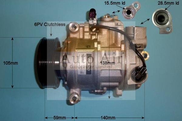 Auto Air Gloucester 14-9721 - Compresseur, climatisation cwaw.fr