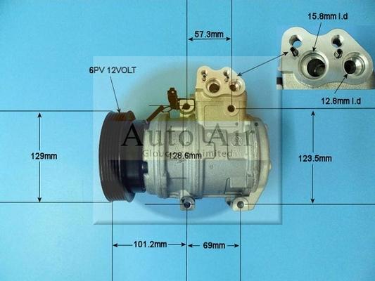 Auto Air Gloucester 14-9727 - Compresseur, climatisation cwaw.fr