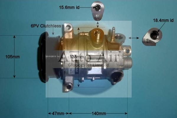 Auto Air Gloucester 14-9770 - Compresseur, climatisation cwaw.fr