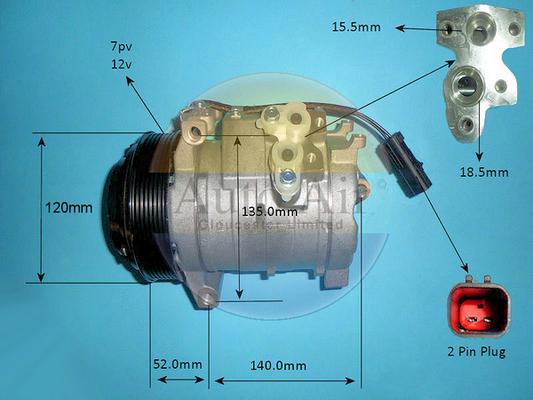 Auto Air Gloucester 14-9771R - Compresseur, climatisation cwaw.fr