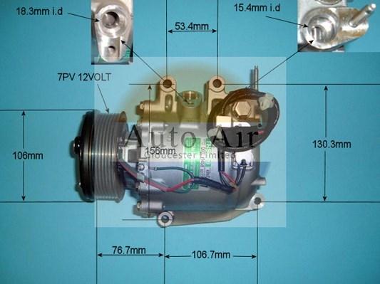 Auto Air Gloucester 14-4992 - Compresseur, climatisation cwaw.fr