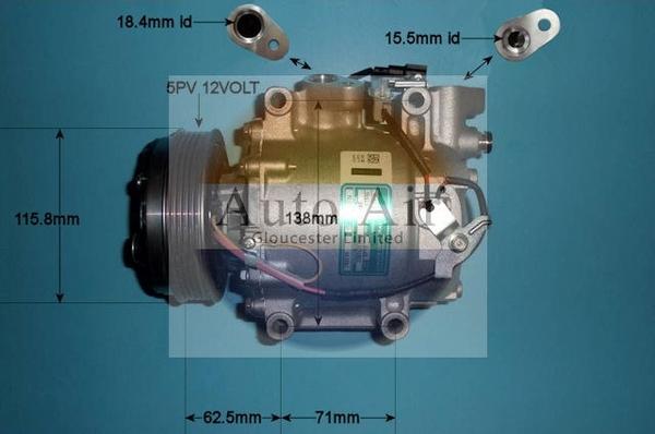 Auto Air Gloucester 14-4900 - Compresseur, climatisation cwaw.fr