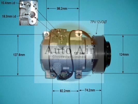 Auto Air Gloucester 14-4445P - Compresseur, climatisation cwaw.fr