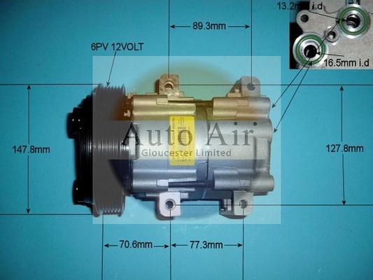 Auto Air Gloucester 14-4441 - Compresseur, climatisation cwaw.fr