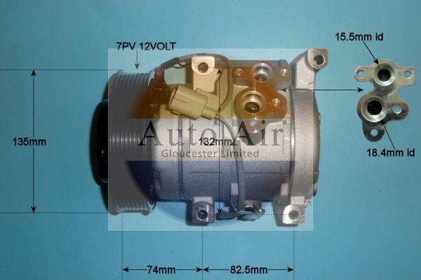 Auto Air Gloucester 14-4805P - Compresseur, climatisation cwaw.fr