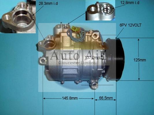 Auto Air Gloucester 14-4806 - Compresseur, climatisation cwaw.fr