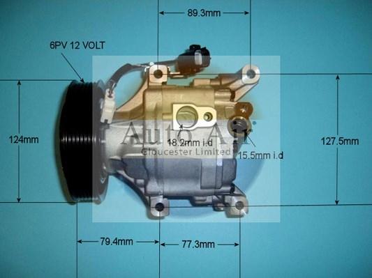 Auto Air Gloucester 14-4394 - Compresseur, climatisation cwaw.fr