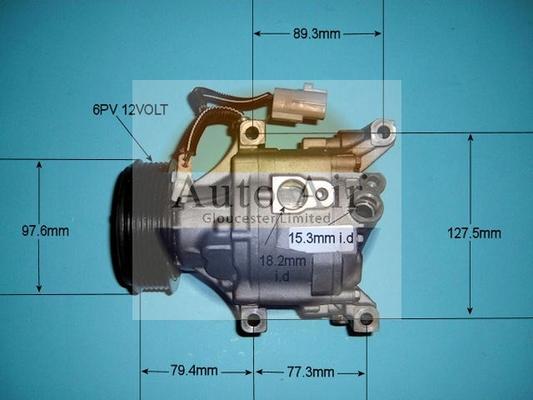 Auto Air Gloucester 14-4393R - Compresseur, climatisation cwaw.fr