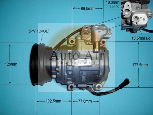 Auto Air Gloucester 14-4342R - Compresseur, climatisation cwaw.fr