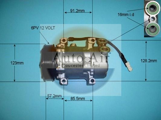 Auto Air Gloucester 14-5972R - Compresseur, climatisation cwaw.fr